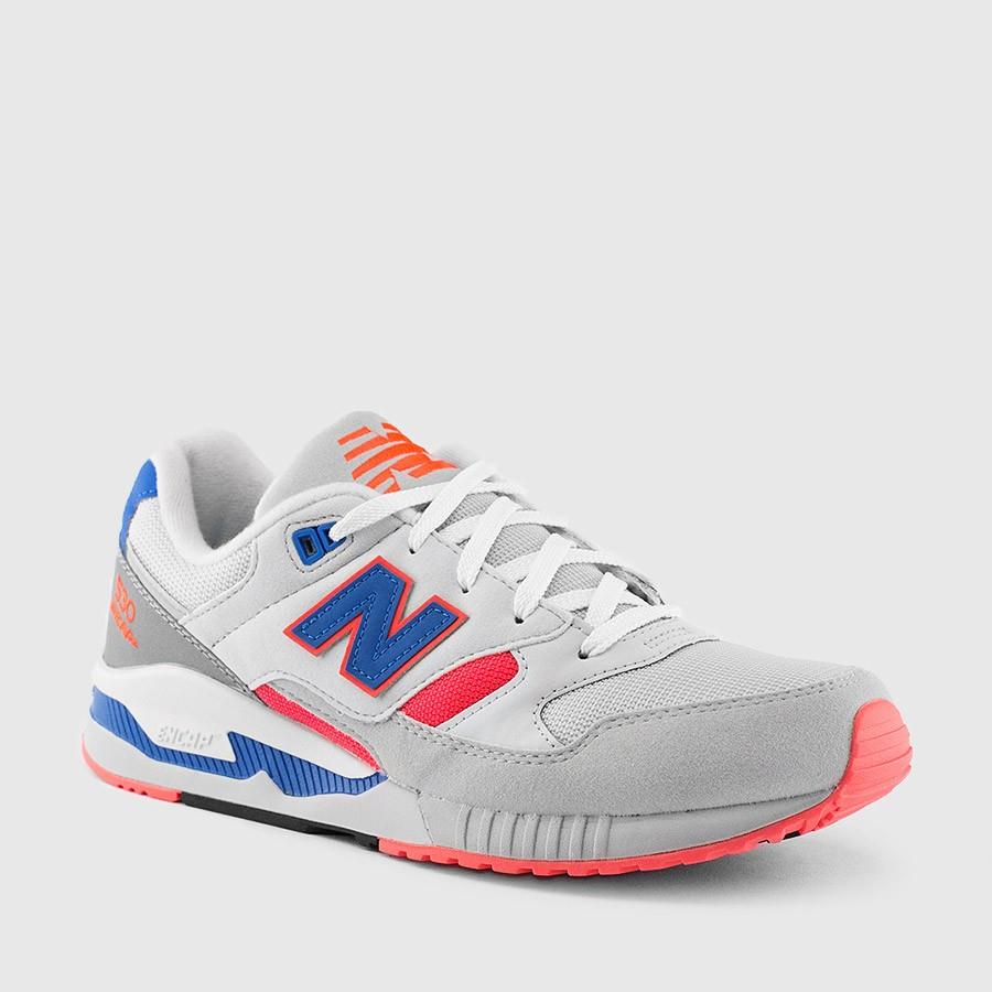 new balance 530 menn hvitblå sko Orange Mot Ekte ggoke